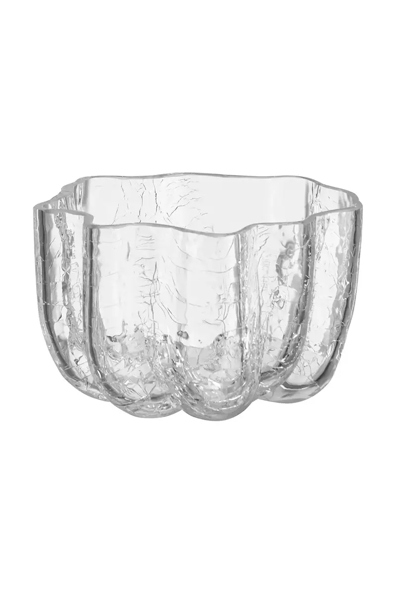 candeliere decorativo Crackle 5,8 cm colore trasparente Transparente