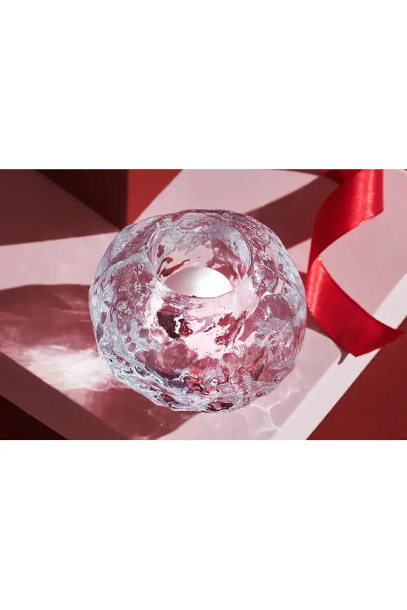 candeliere decorativo Snowball 9 cm colore trasparente Transparente miniatura 3