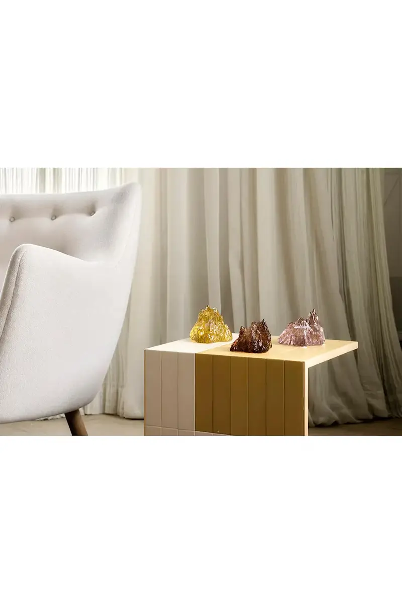 candeliere decorativo The Rock 9, 1 cm colore marrone miniatura 3