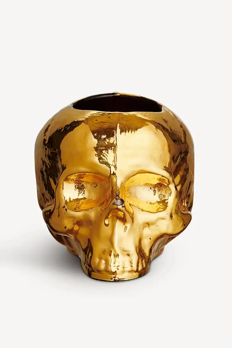 figurina decorativa Still Life 8,5 cm colore giallo