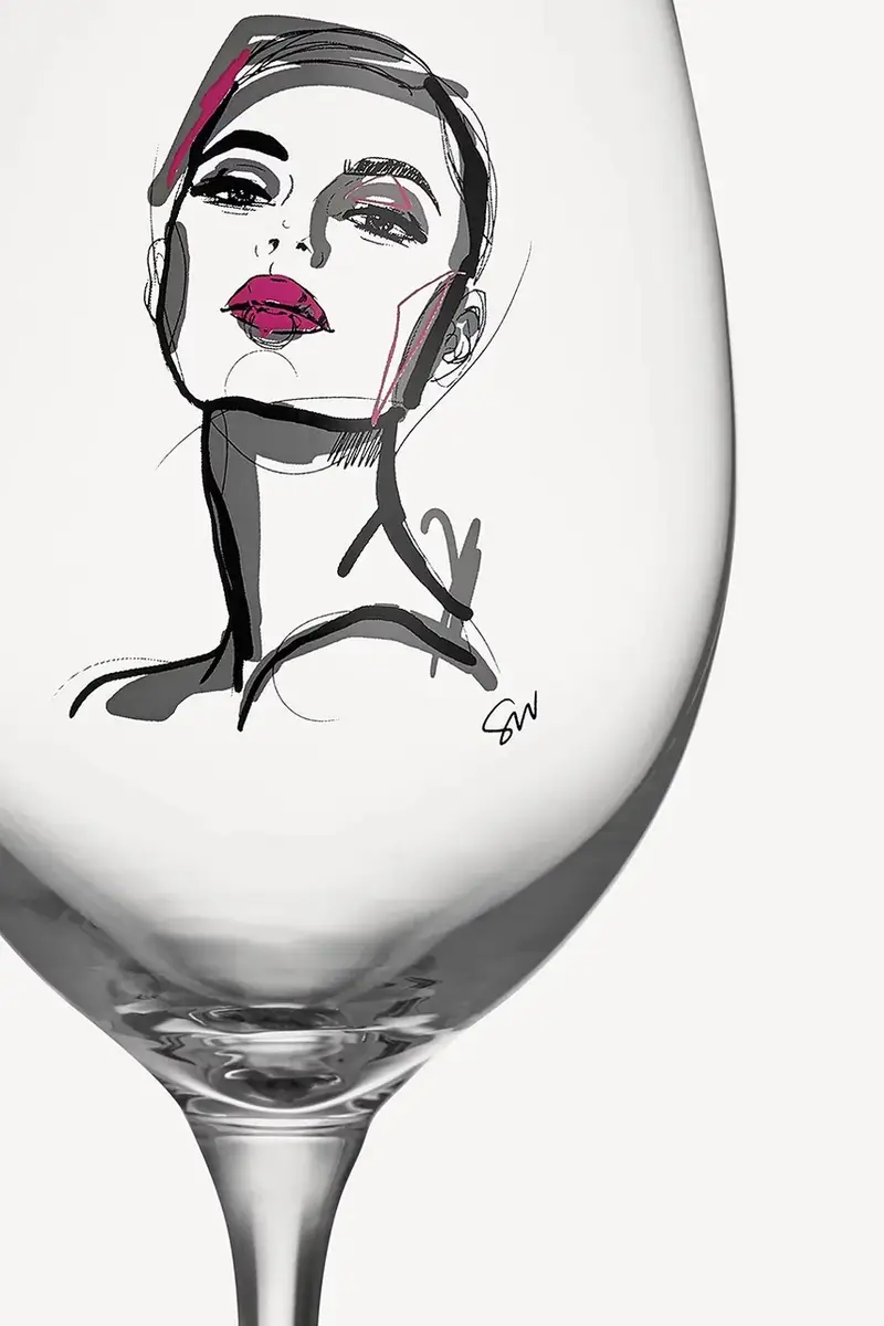 set calici da vino All about you 520 ml pacco da 2 colore trasparente Transparente miniatura 2