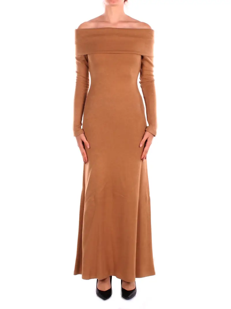 Abito Donna KOSTUMN1° Cammello Abito in cachemire