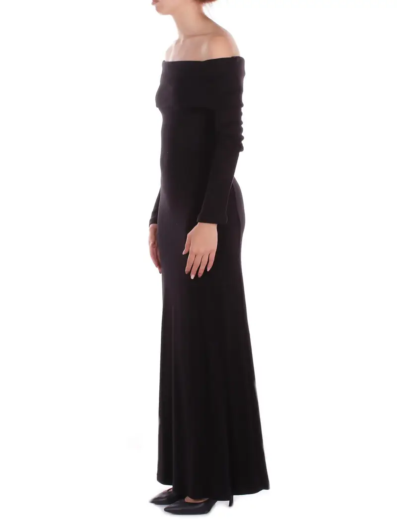 Abito Donna KOSTUMN1° Nero Abito in cachemire miniatura 2