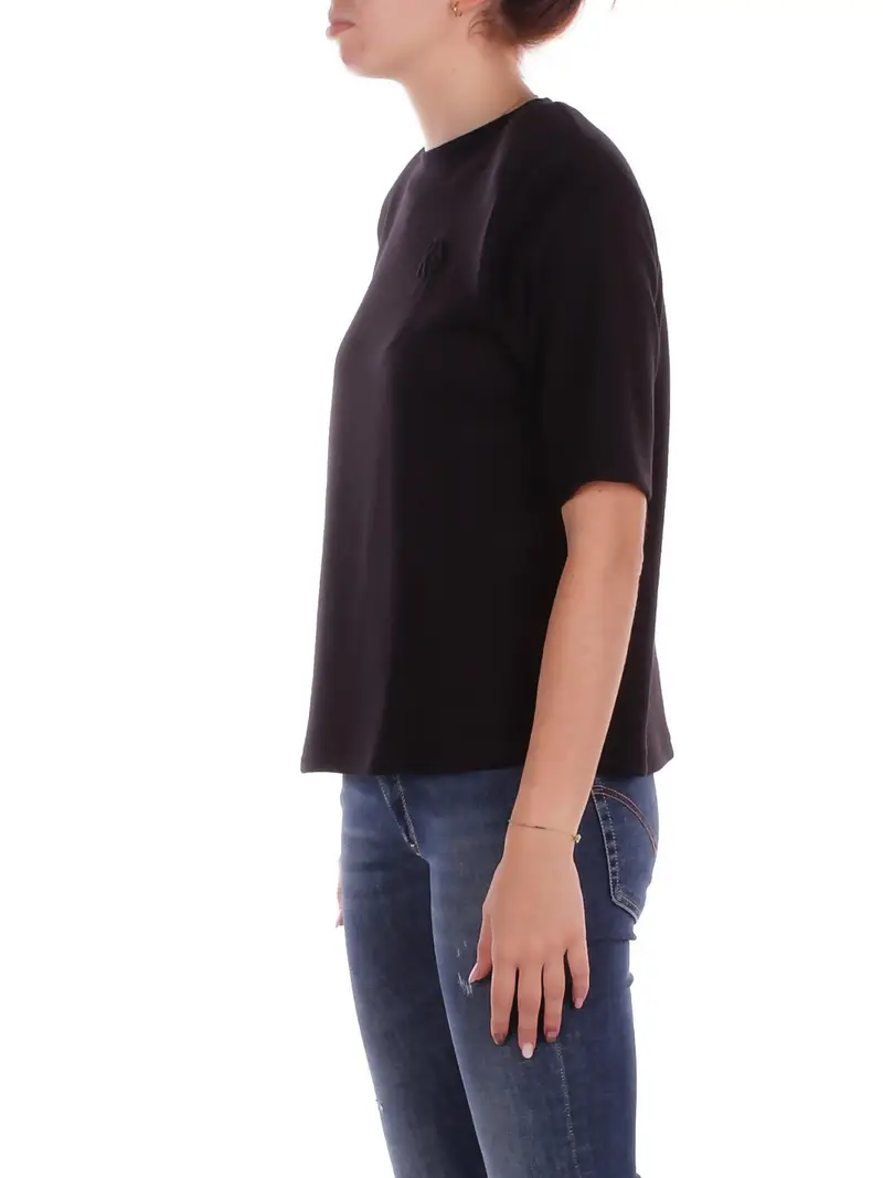 Felpa Donna KOSTUMN1° Nero Shirt in maglia c/ricamo miniatura 2