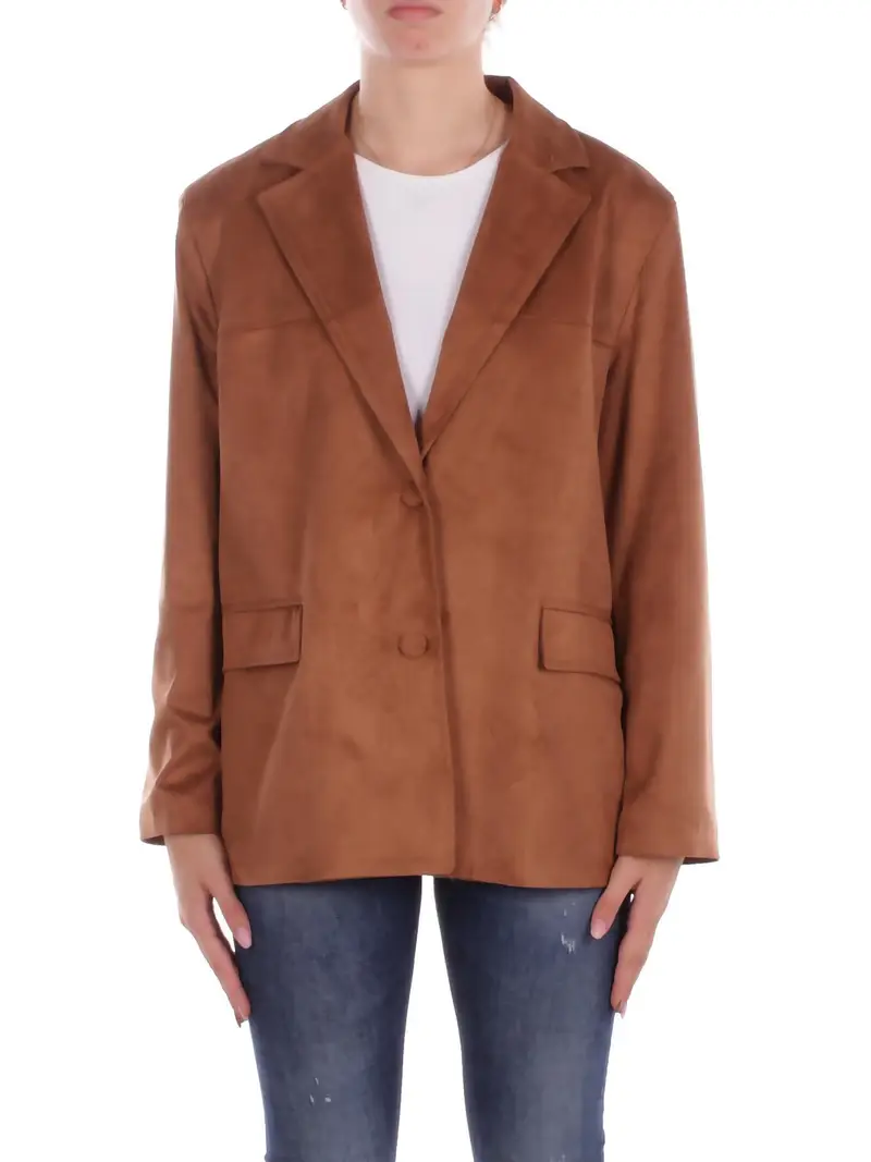 Giacca Donna KOSTUMN1° Cammello Giacca 2 bottoni con