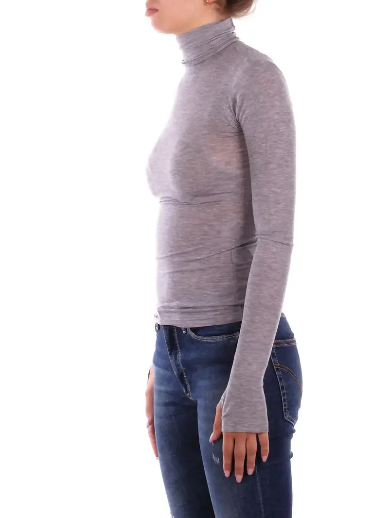 Maglia Donna KOSTUMN1° Grigio Lupetto manica lunga miniatura 2