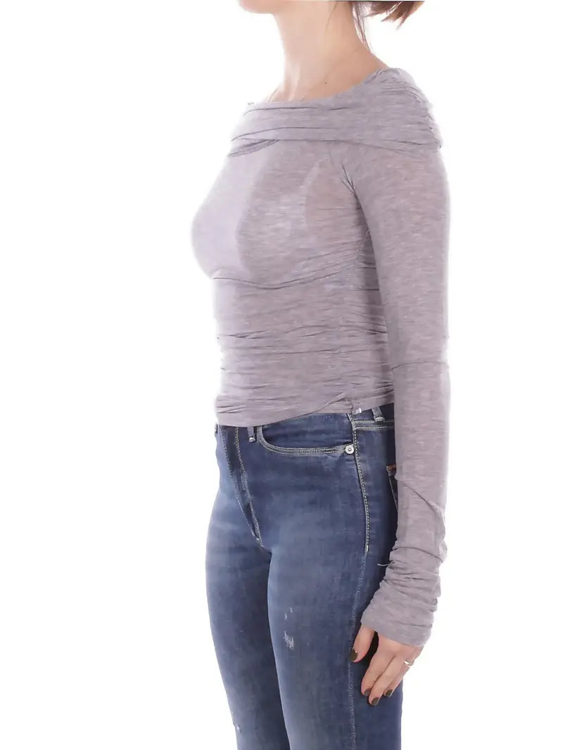 Maglia Donna KOSTUMN1° Grigio Maglia s.barca arricciato miniatura 2