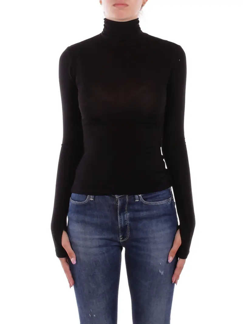 Maglia Donna KOSTUMN1° Nero Lupetto manica lunga