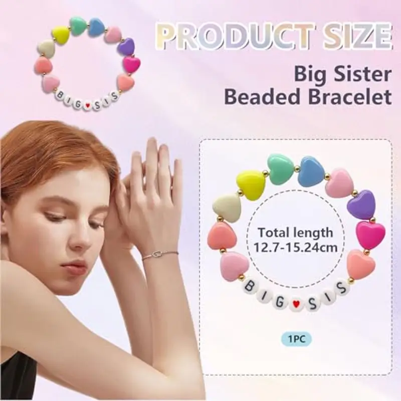 Kotkiddy Grande Sorella Regalo - Annuncio Multicolore per Bambine e Sorelle (17, 5 cm), L miniatura 2