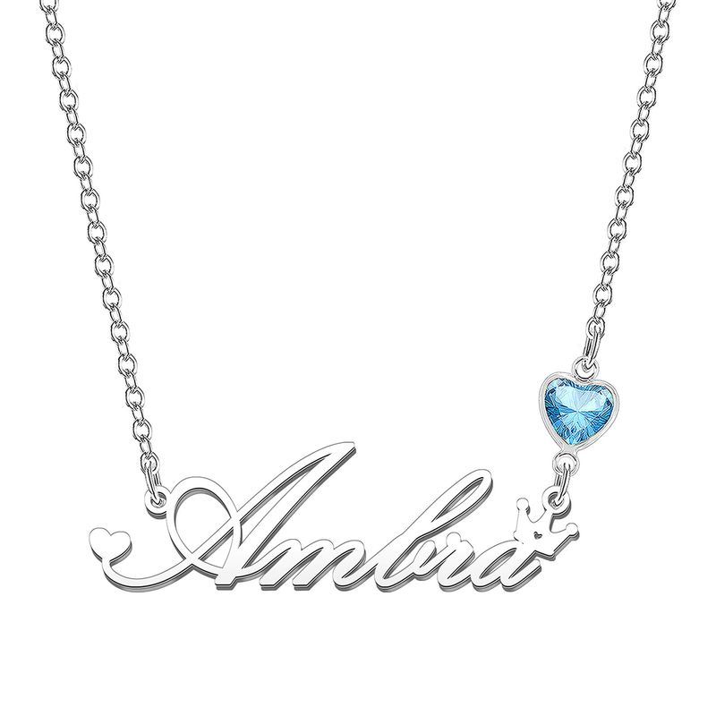 KRAVEN Collana Pietra Blu Personalizzata