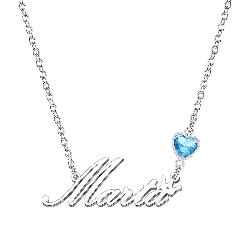 KRAVEN Collana Donna Pietra Nascita Blu