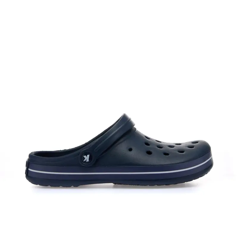 Ciabatte uomo blu chiuse in gomma da mare