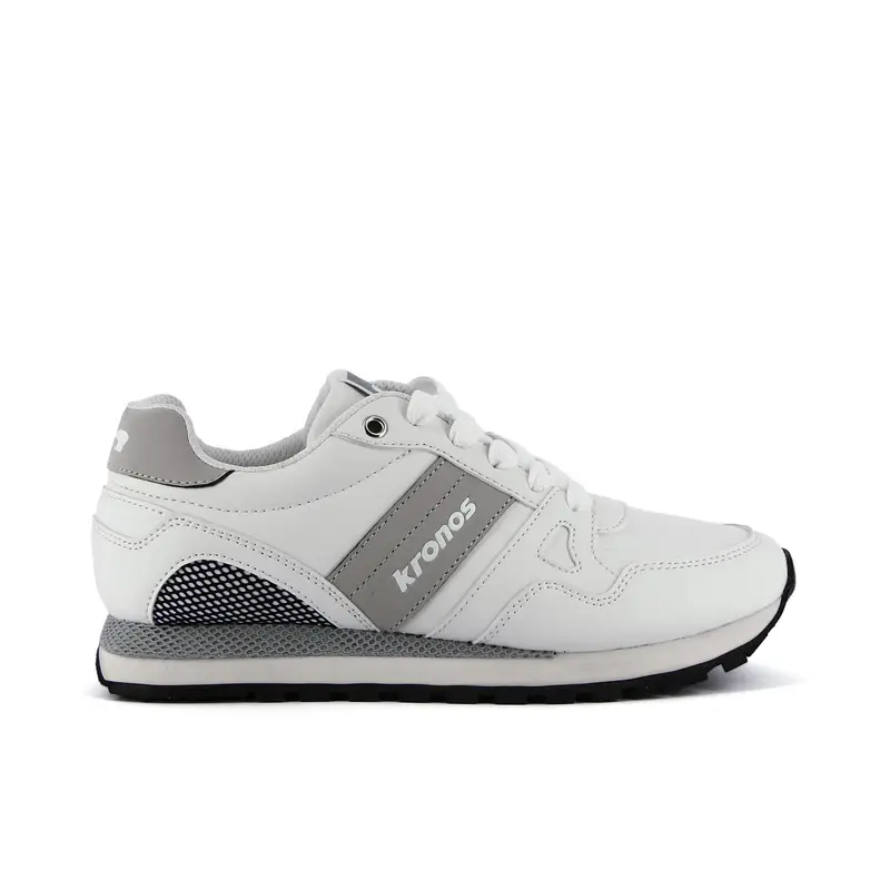 Sneakers donna bianche da palestra con lacci e logo