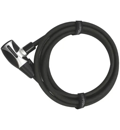 KryptoFlex - lucchetto a cavo Black