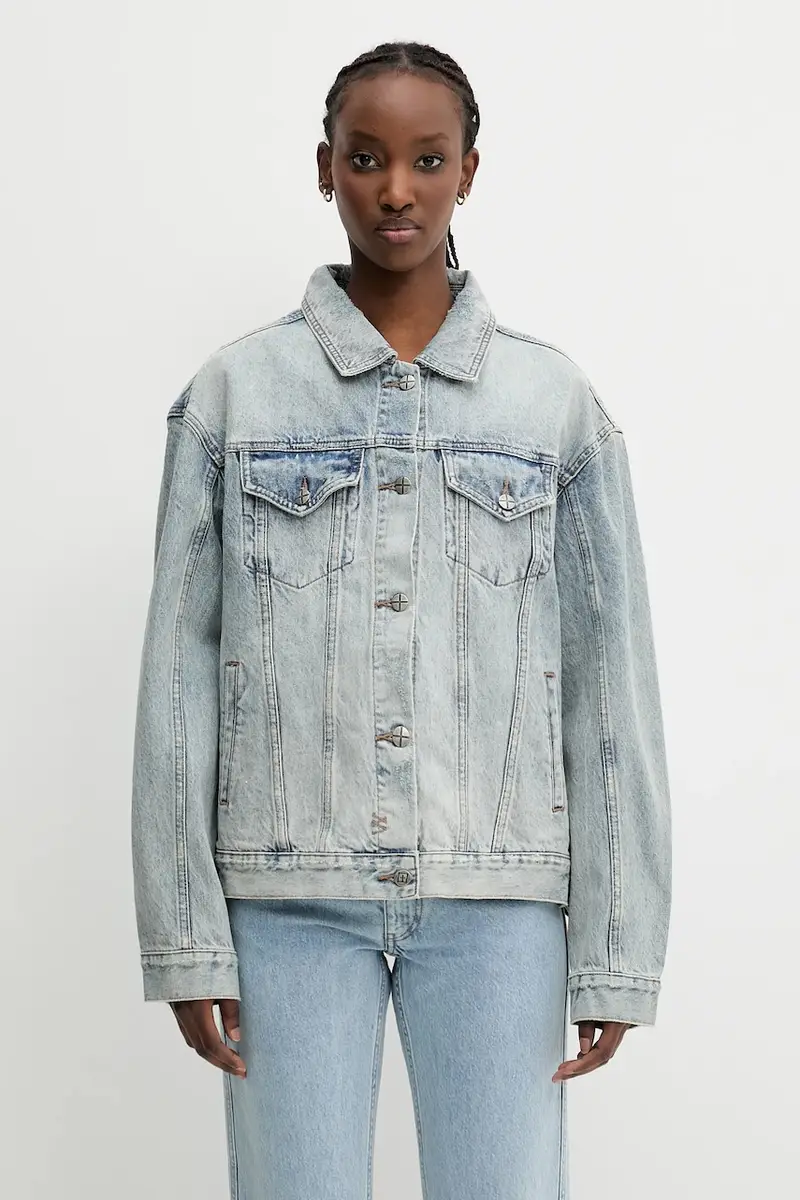 giacca di jeans oversized jacket karma colore blu 5000003501