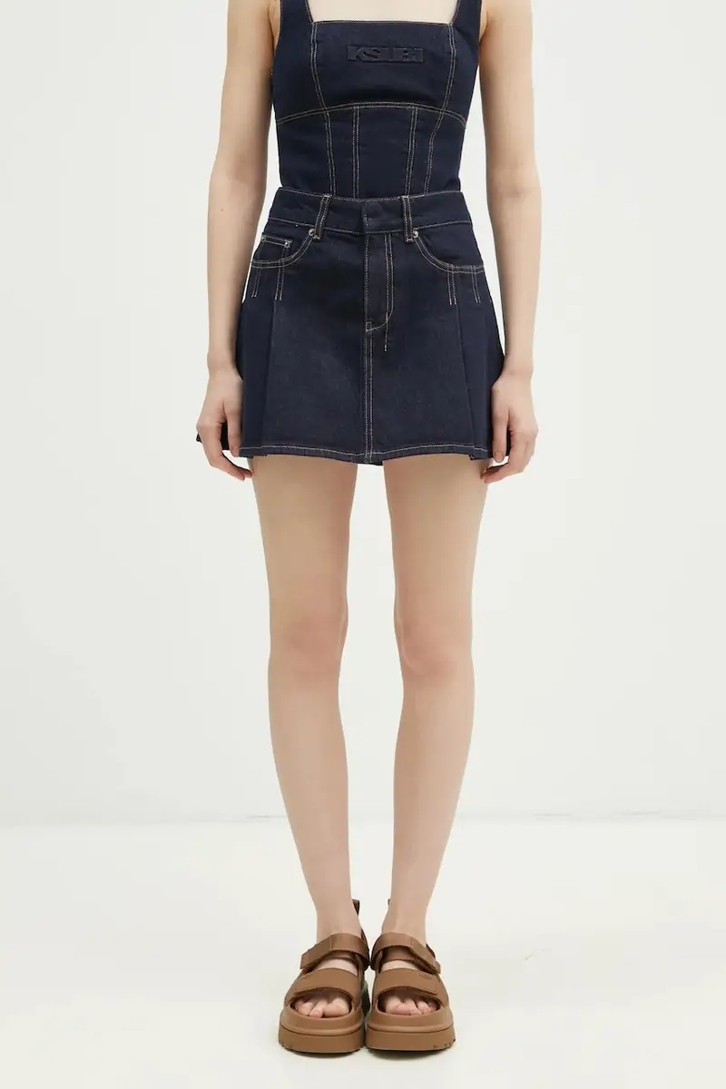 gonna di jeans Hera Mini colore blu navy WPS25SK002