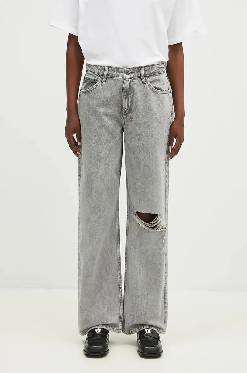 KSUBI Jeans Donna Grigio 2249276