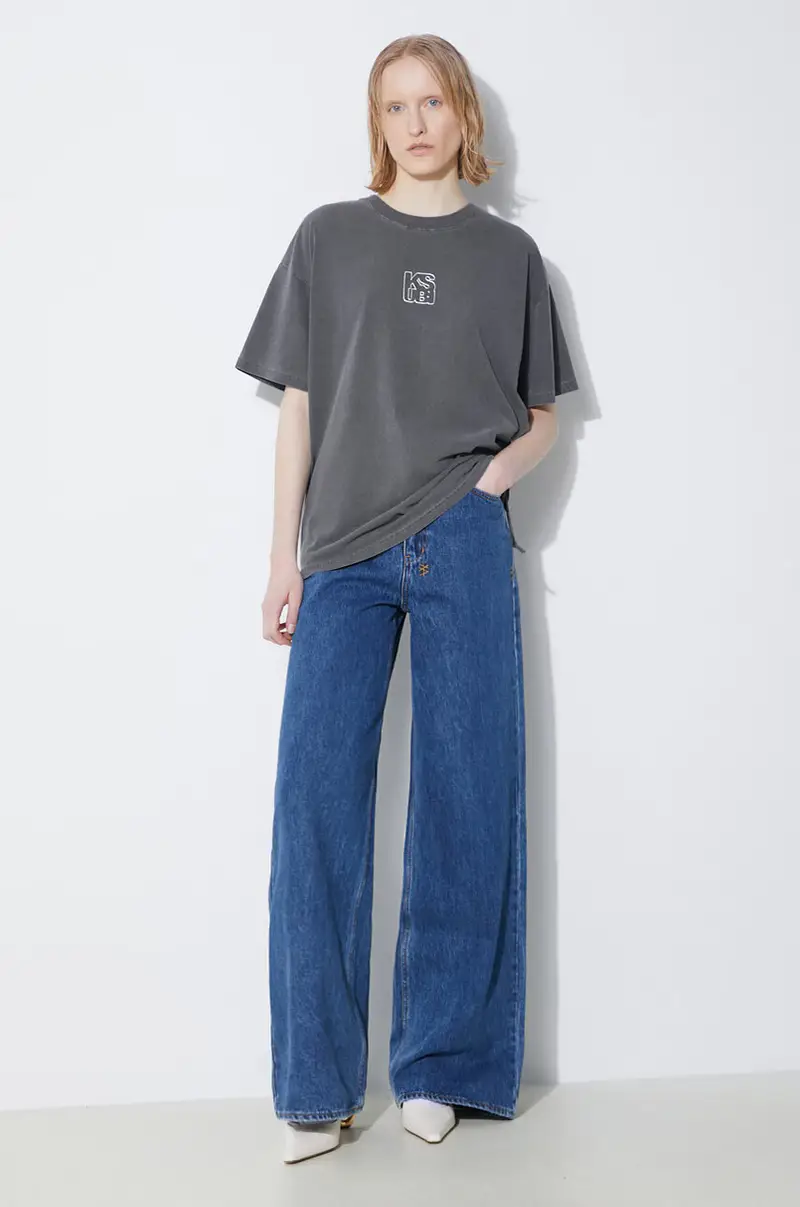 KSUBI T-shirt Donna Grigio 2808925 miniatura 2