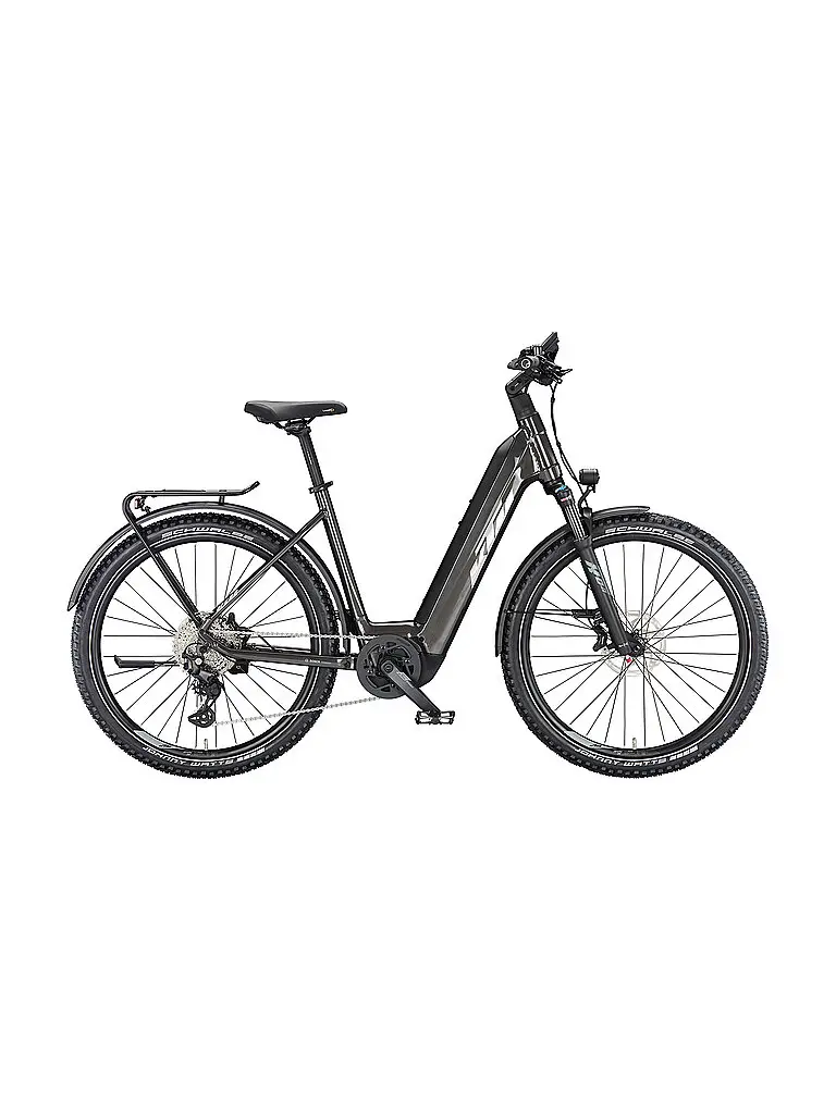 E-Trekkingbike unisex 27,5 Macina Aera 772 LFC (scavalco basso) grigio | 56CM