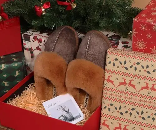 KuaiLu Pantofole Donna Marrone 3129398 miniatura 2