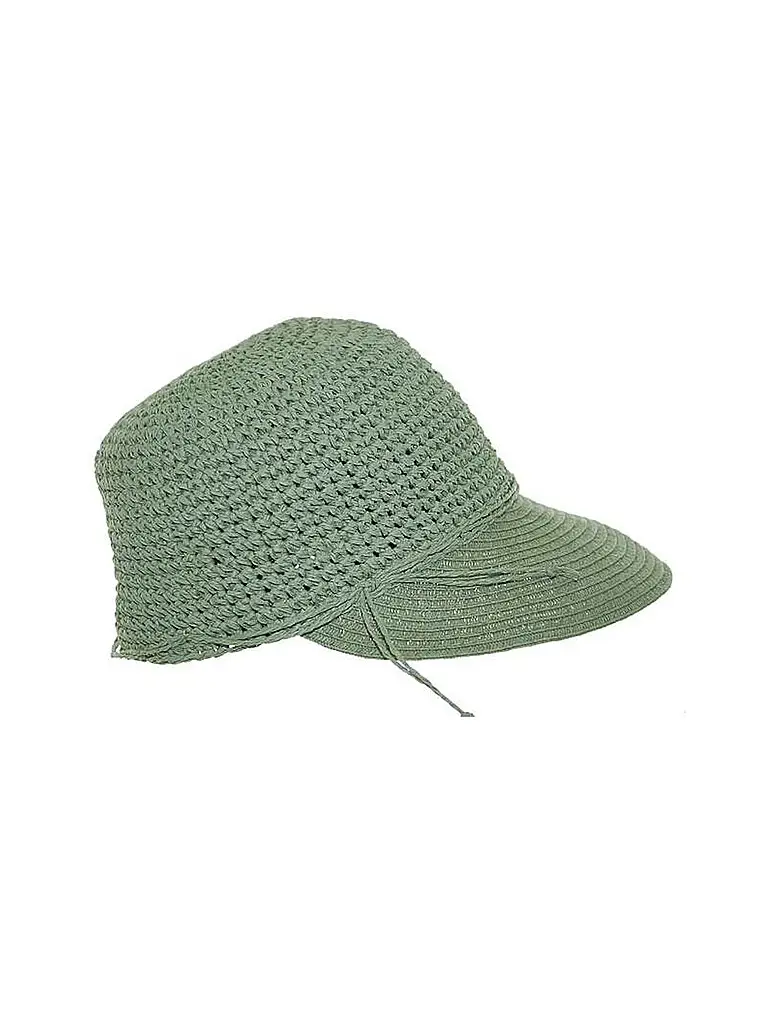 Visiera parasole da donna oliva