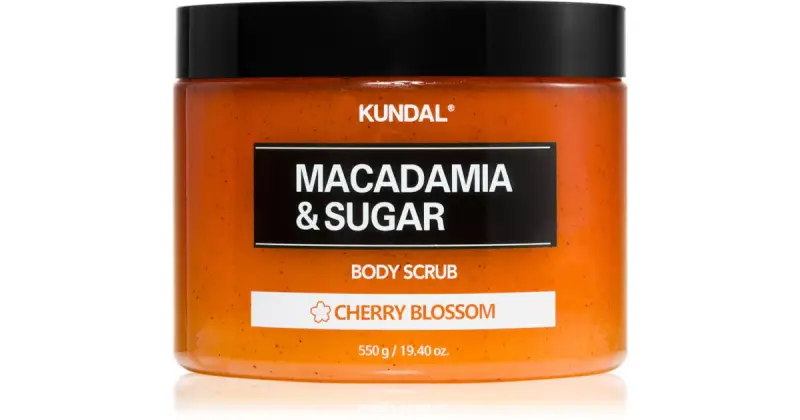 Macadamia & Sugar Cherry Blossom scub allo zucchero con burro di karité 550 g