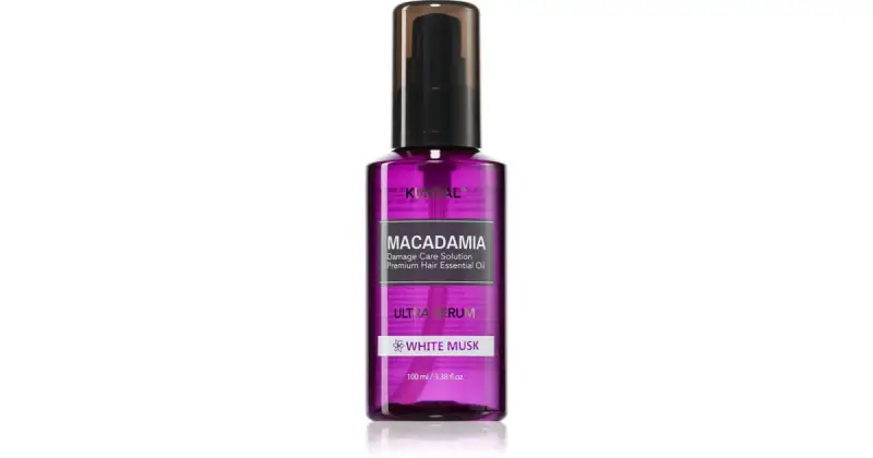 Macadamia Ultra White Musk siero rigenerante all'olio per capelli rovinati 100 ml