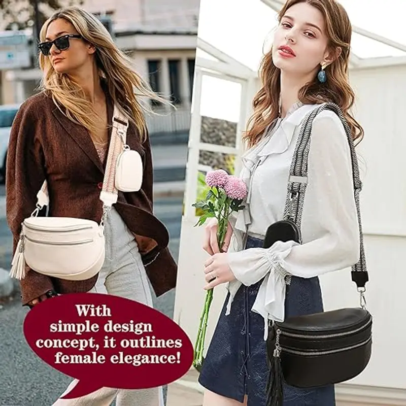 KUNKUN Borsa a tracolla Donna Blu 1600332 miniatura 2