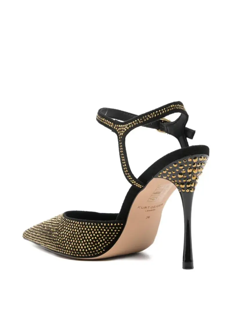 Kurt Geiger Scarpe con Tacco Nero e Oro miniatura 3