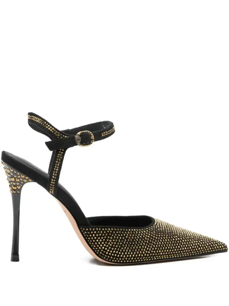 Kurt Geiger Scarpe con Tacco Nero e Oro