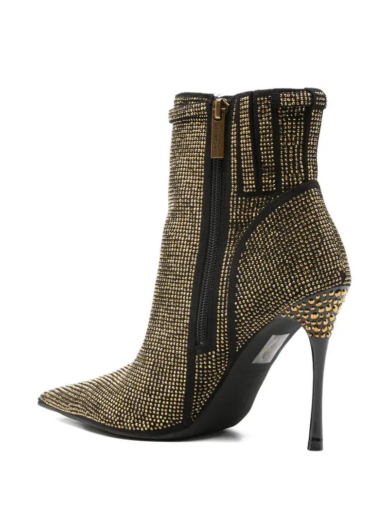 Kurt Geiger Stivaletti neri con strass miniatura 2