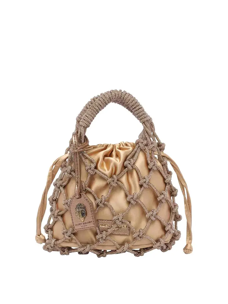 Borsa a mano piccola in cristallo Bronzo