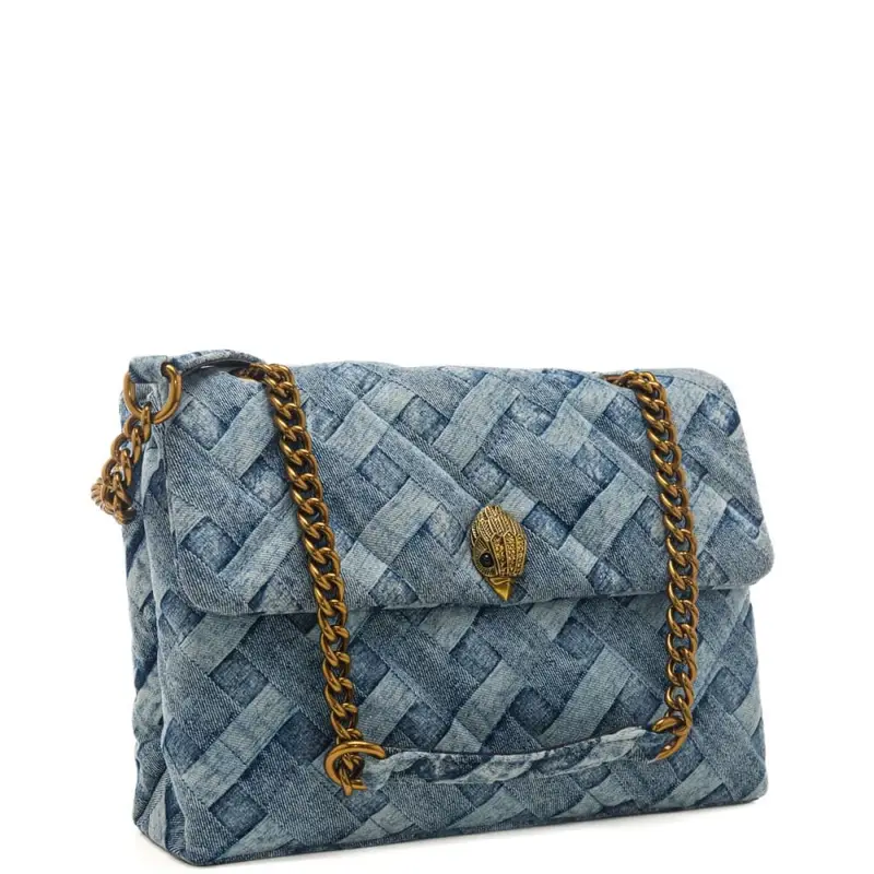 Kurt Geiger Borsa a tracolla Donna Denim 4240603 miniatura 2