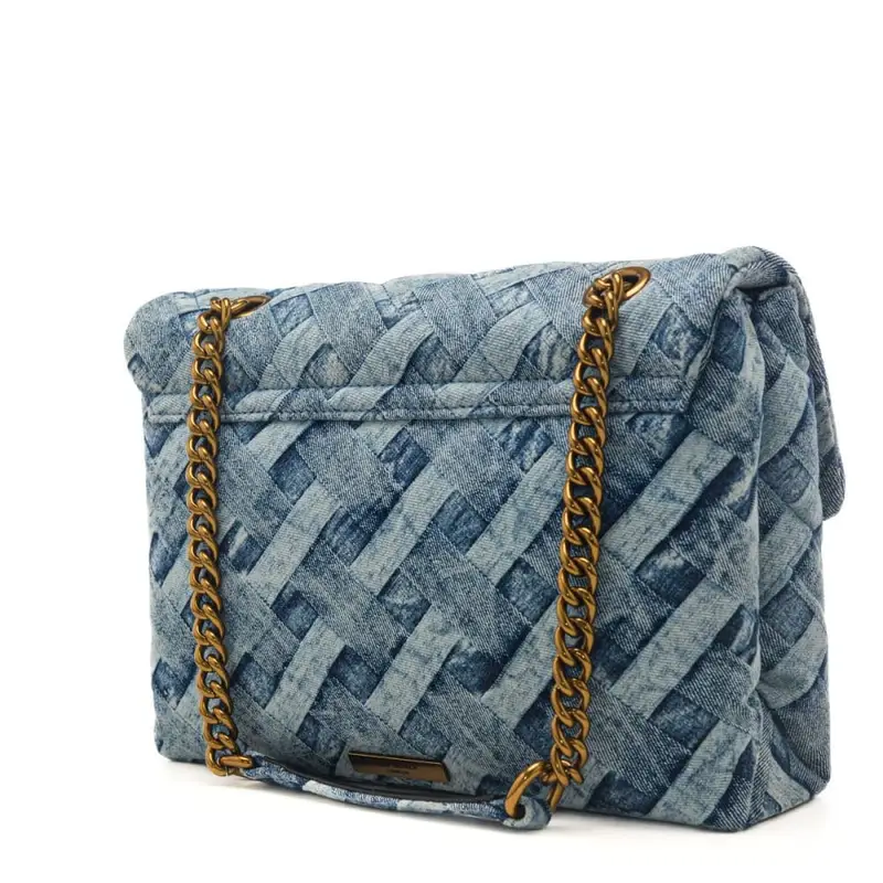 Kurt Geiger Borsa a tracolla Donna Denim 4240603 miniatura 3