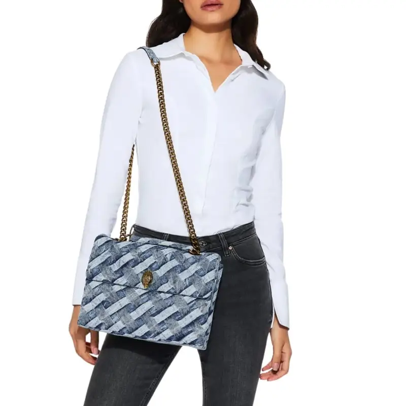 Kurt Geiger Borsa a tracolla Donna Denim 4240603 miniatura 4