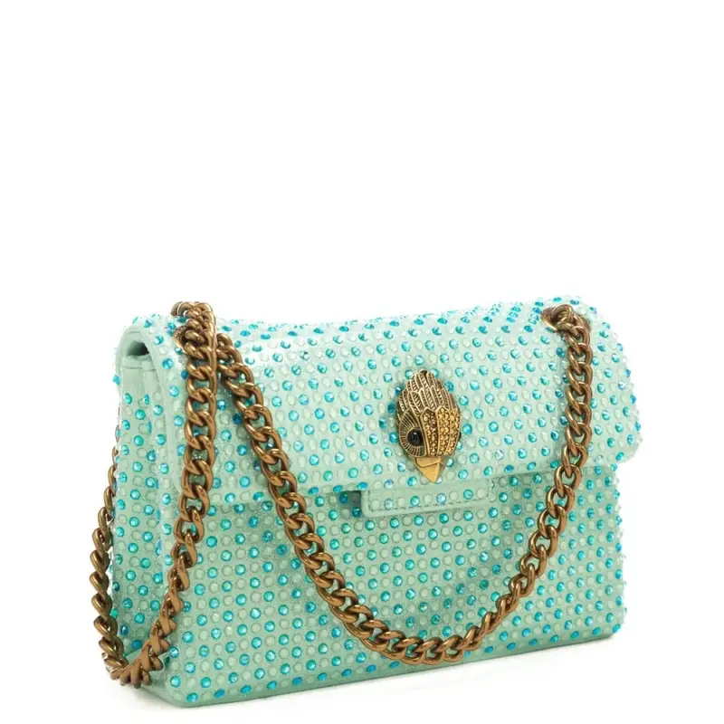 Kurt Geiger Borsa a tracolla Donna Verde 4367331 miniatura 2