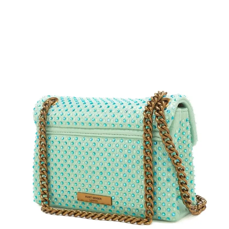 Kurt Geiger Borsa a tracolla Donna Verde 4367331 miniatura 3