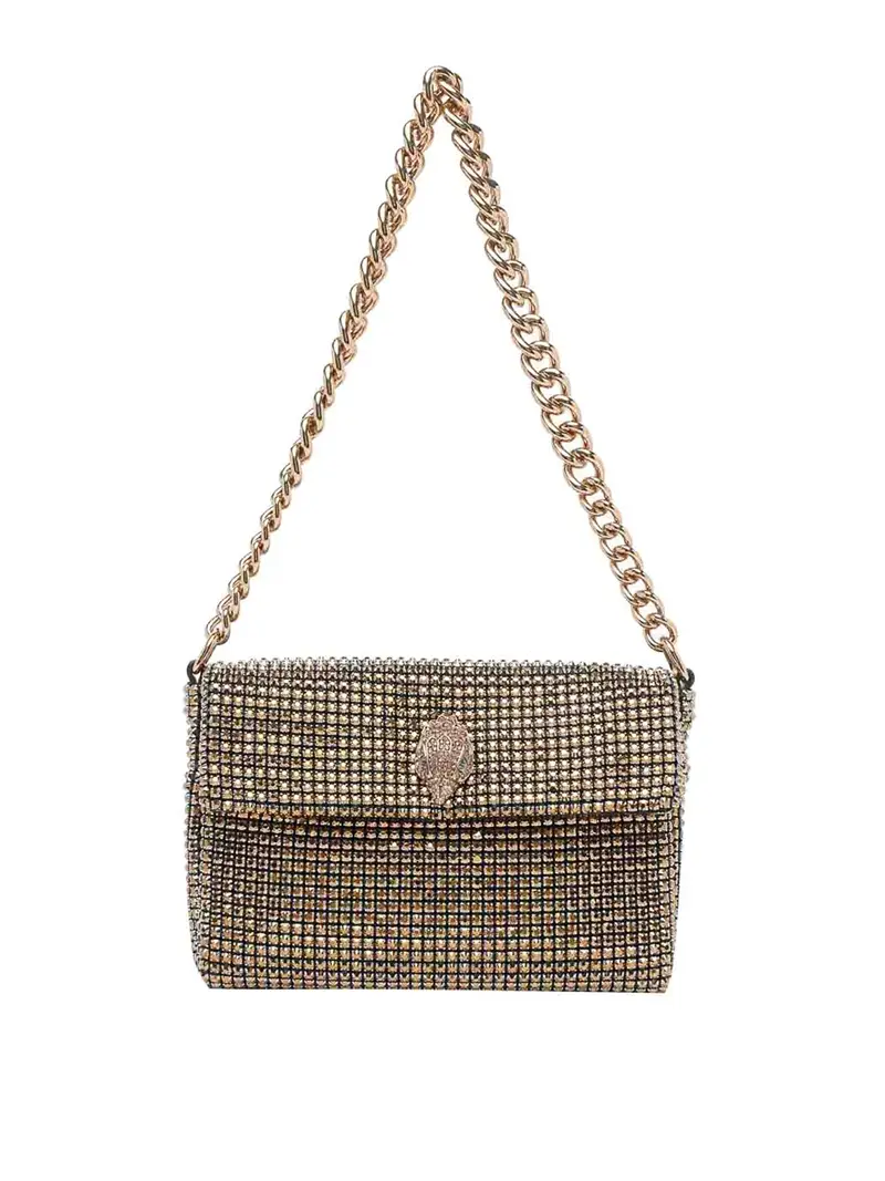 Borsa a tracolla dorata per feste Oro