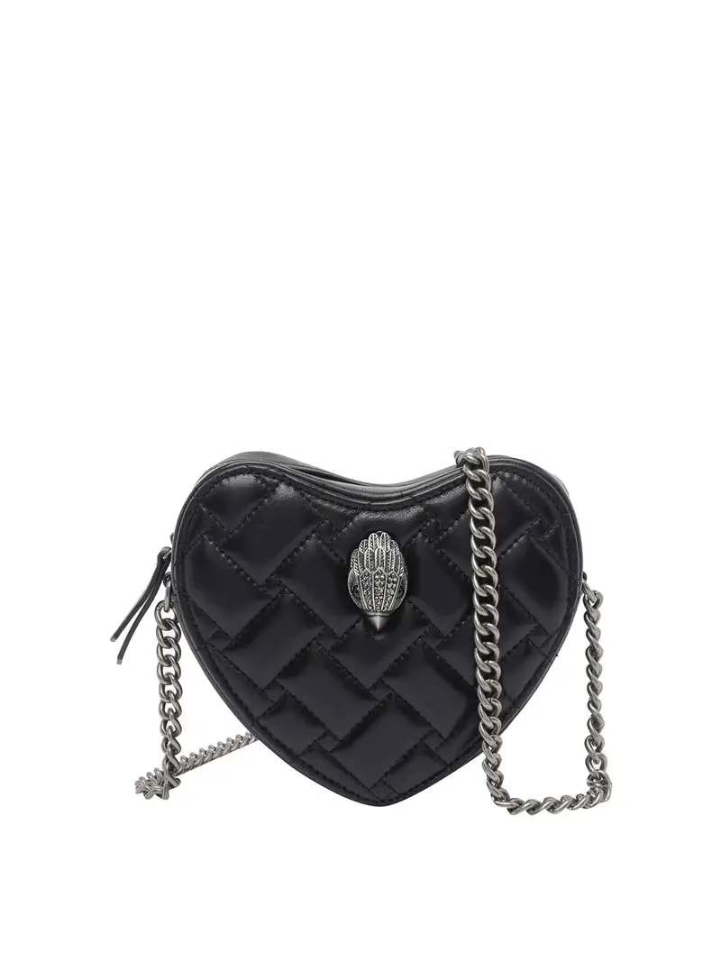 Borsa a tracolla Kensington Heart X Body nera Nero