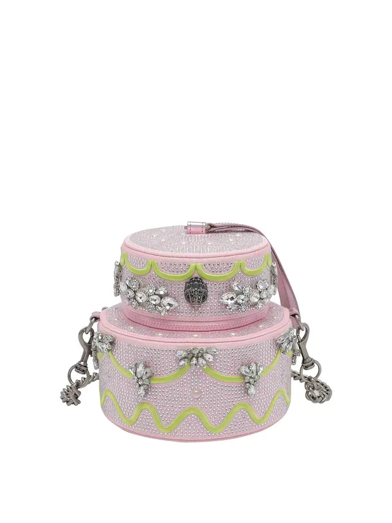 Borsa a tracolla rosa torta Color Carne E Neutri