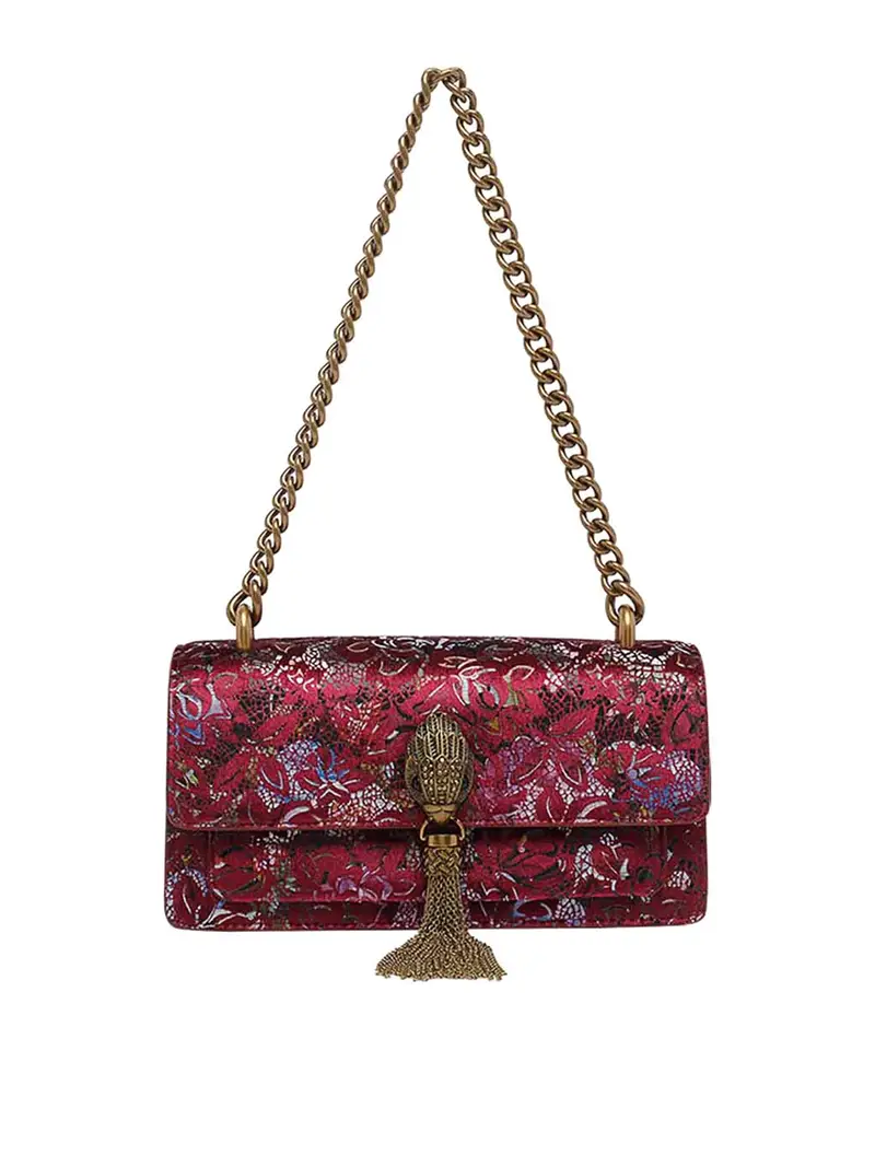 Borsa a tracolla Shoreditch piccola fucsia Multicolore