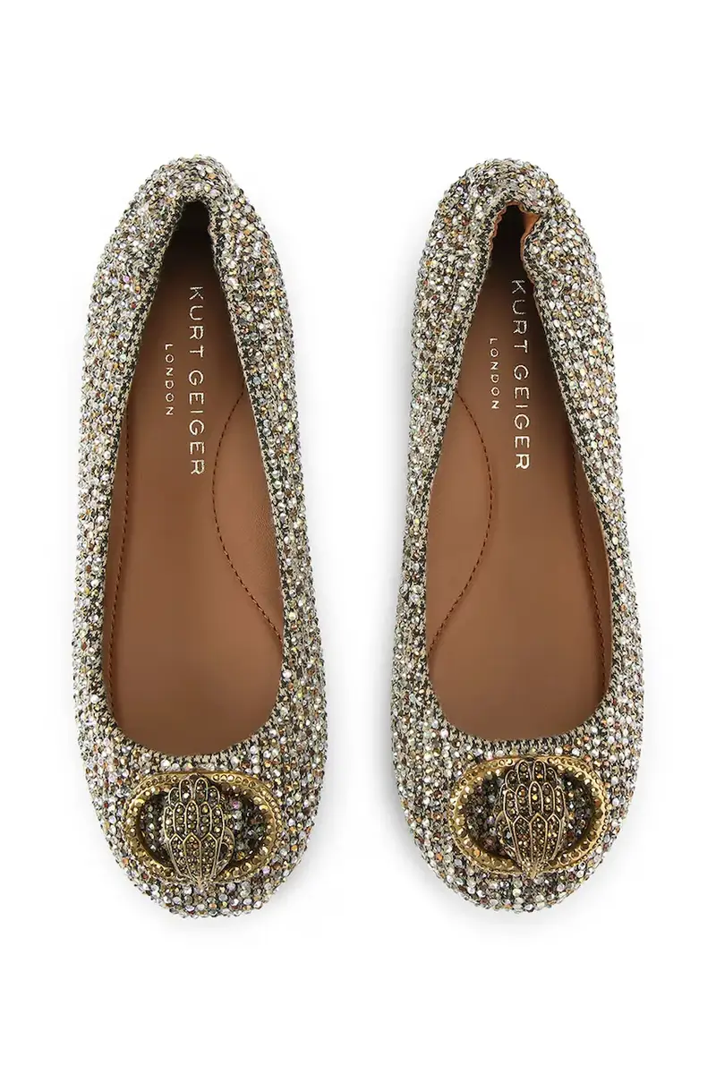 Kurt Geiger London Ballerine Oro 3890260 miniatura 2
