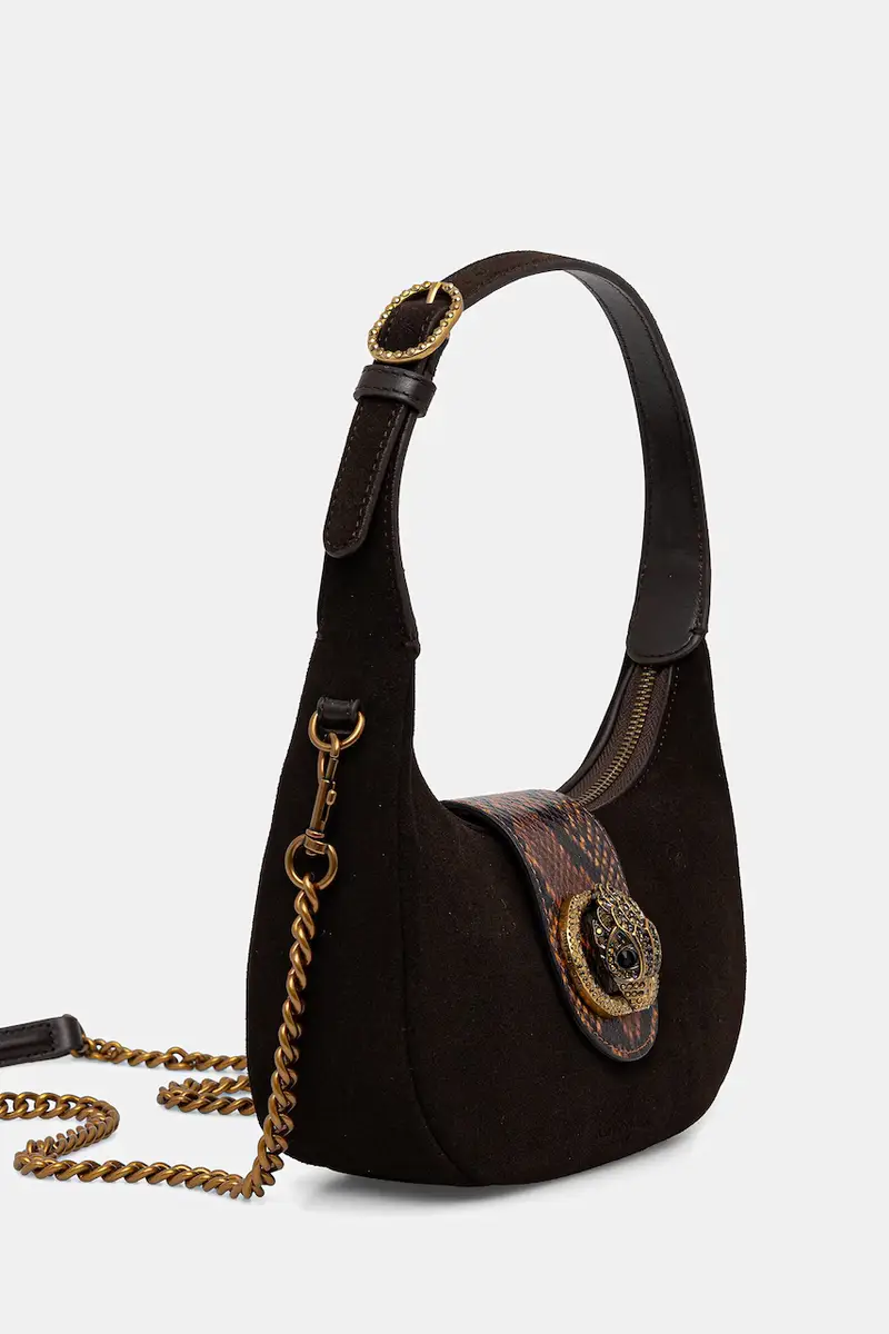 borsa in pelle scamosciata CHELSEA colore marrone 3601139219 miniatura 2