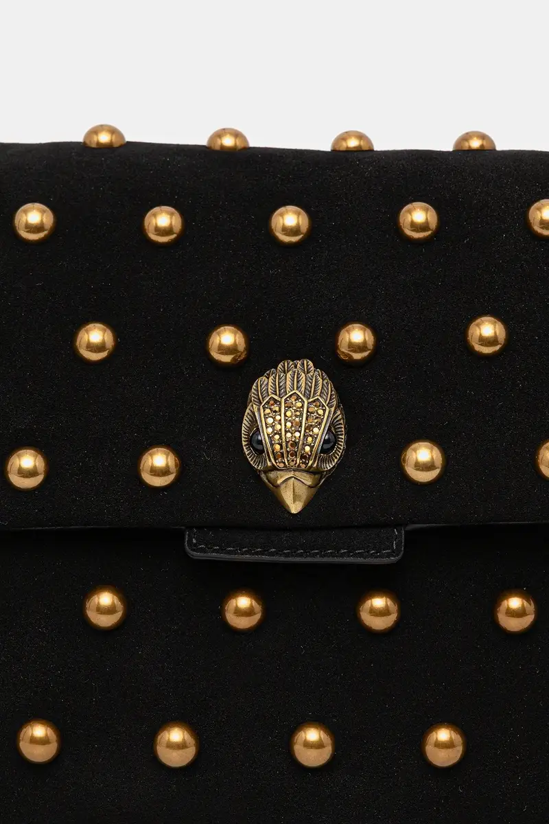 borsa in pelle scamosciata KENSINGTON colore nero 5023005219 miniatura 4