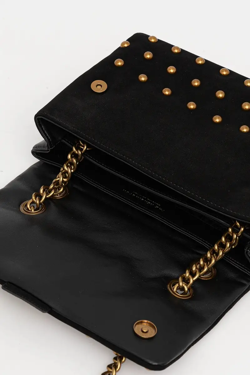 borsa in pelle scamosciata KENSINGTON colore nero 5023005219 miniatura 5