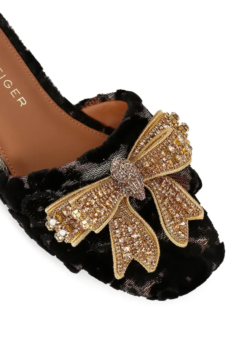 ciabatte slide Kensington Bow Flat Sdl donna colore nero 655735689 miniatura 3