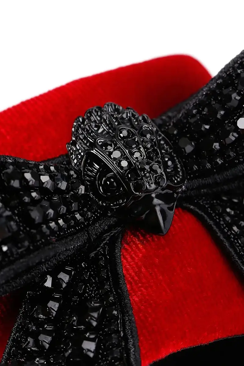 ciabatte slide Kensington Bow Flat Sdl Rosso miniatura 4