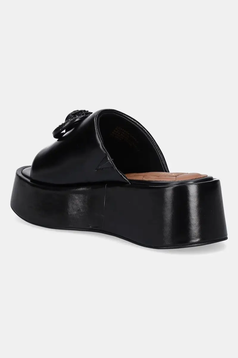 infradito in pelle Chelsea Flatform Mule Dr donna colore nero 3940900109 miniatura 3