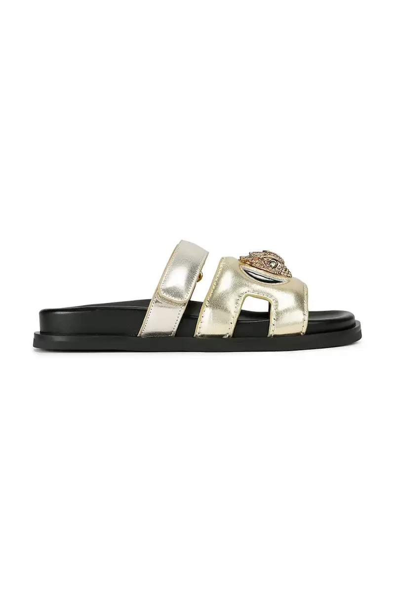 infradito in pelle Eagle Cut Out Sandal donna colore oro 4732666109