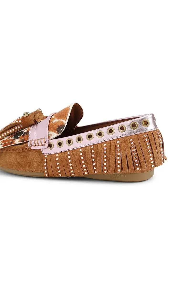 Kurt Geiger London Mocassini Donna Marrone 3944010 miniatura 4